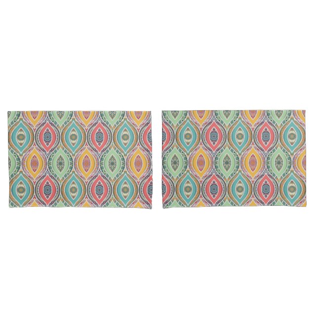 Mandala Pattern Pillowcase (Front-Set)