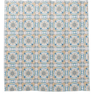 Mandala Pattern Shower Curtain