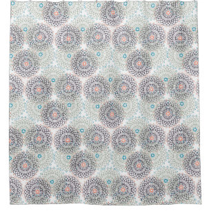 Mandala Pattern Shower Curtain
