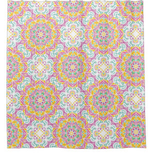 Mandala Pattern Shower Curtain