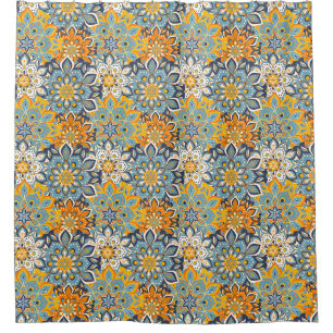 Mandala Pattern Shower Curtain