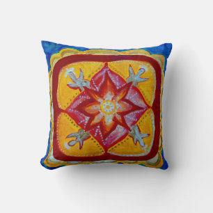 Mandala Peace Throw Cushion 41 x 41 cm