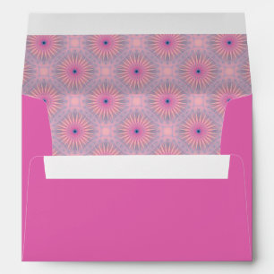 Mandala Pink Purple Pattern Envelope