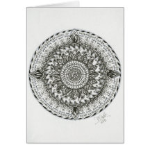 Mandala - Pisces Gemini Zendala card