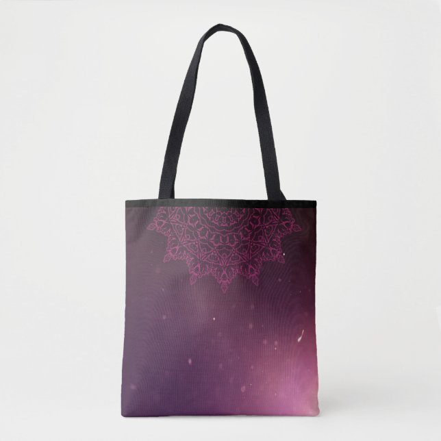 Mandala purple Tote Bag (Front)