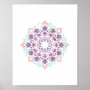 mandala push flash poster