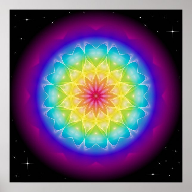 Mandala Rainbow I Poster (Front)