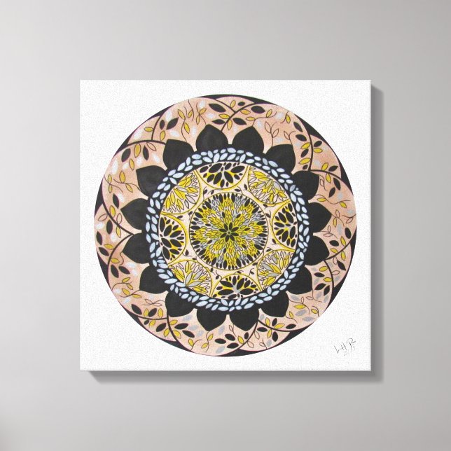 Mandala Regalis Canvas Print (Front)