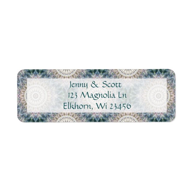 Mandala Return Address Labels (Front)