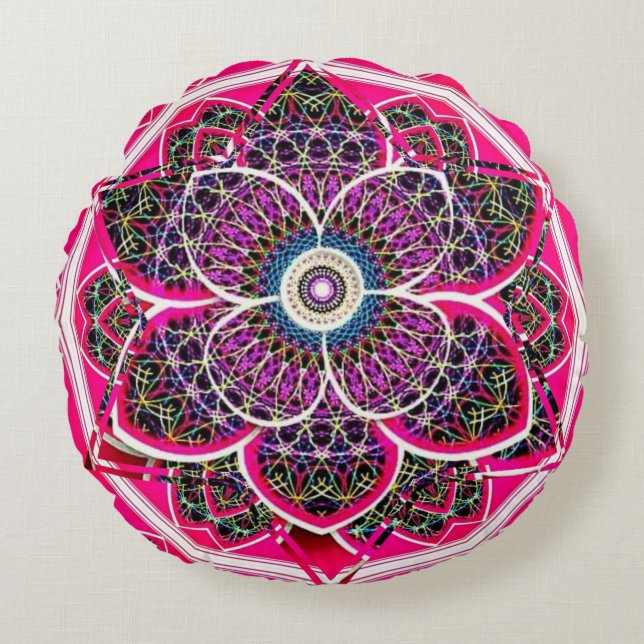 Mandala  round cushion (Front)