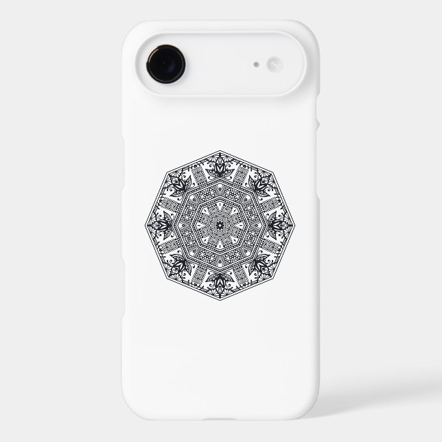 Mandala Round Ornament Case-Mate iPhone Case (Back)