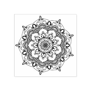 Mandala Rubber Stamp