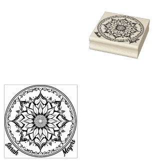 Mandala Rubber Stamp