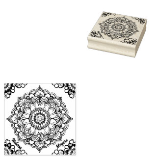 Mandala Rubber Stamp