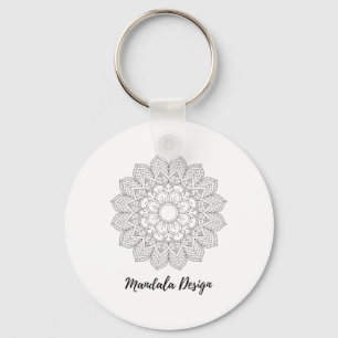 Mandala Sacred Geometry Art Yoga Mantra Flower Lot Key Ring
