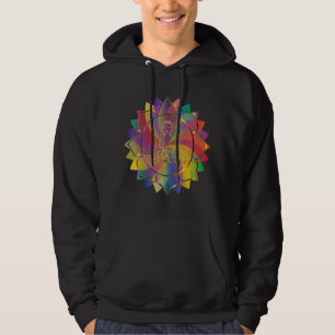 Mandala Sacred Geometry Prana Yoga Mantra Om Hoodie