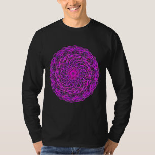 Mandala Sacred Geometry Prana Yoga Mantra Om T-Shirt