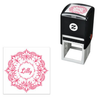 Mandala Self-inking Stamp