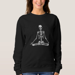 Mandala Skeleton Yoga Chakra Hindu Esoteric Sweatshirt