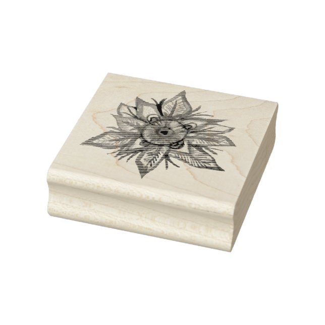 Mandala snowflake  rubber stamp (Stamp)