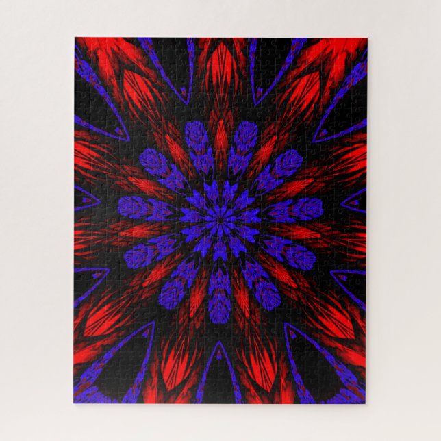 Mandala Southwestern Hippie Boho Chic Bohemian Jigsaw Puzzle (Vertical)