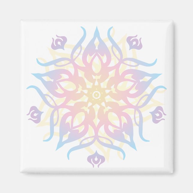Mandala Sprite Burst Magnet (Front)