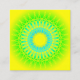 Mandala Square Business Card