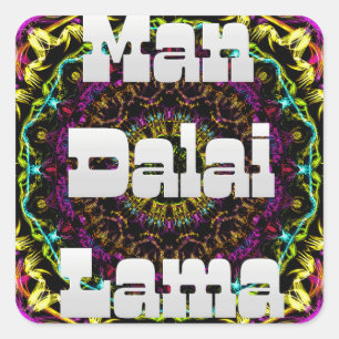 Mandala Square Sticker