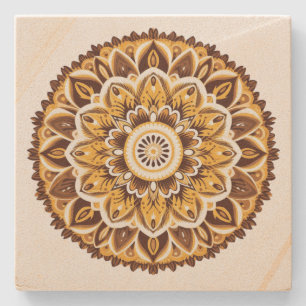  Mandala  Stone Coaster