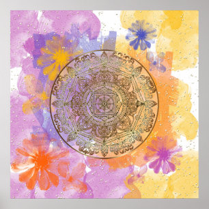 MANDALA ~ Sunset - Poster
