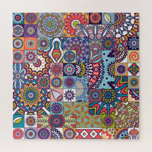 Mandala Tile Pattern Jigsaw Puzzle