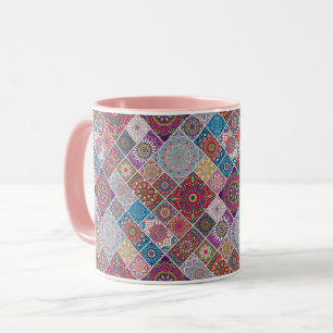 Mandala Tile Pattern Mug