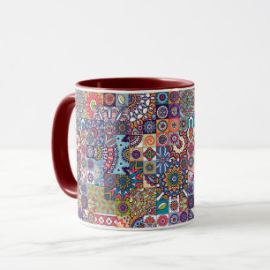 Mandala Tile Pattern Mug
