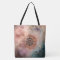Mandala Tote Bag on a Nebula Background