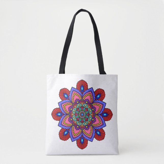 Mandala totes and shopping bag (Front)