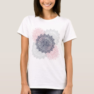 Mandala Tracery Ornament Pattern T-Shirt