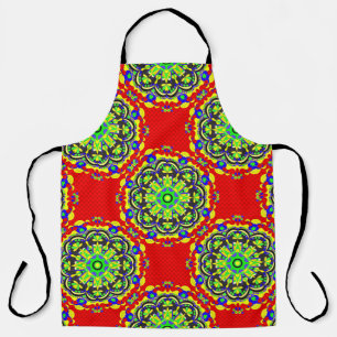 Mandala Tribal: Vintage Seamless Illustration Apron