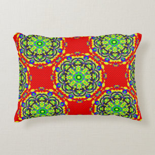 Mandala Tribal: Vintage Seamless Illustration Decorative Cushion