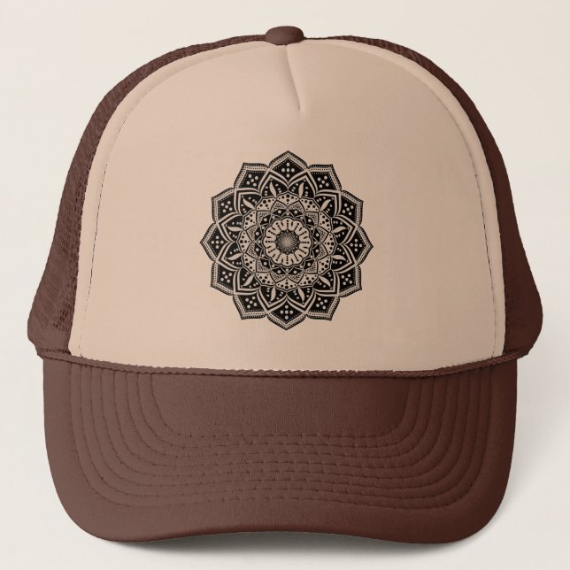 Mandala Trucker Hat (Front)