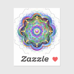 Mandala Universe Psychedelic Colours