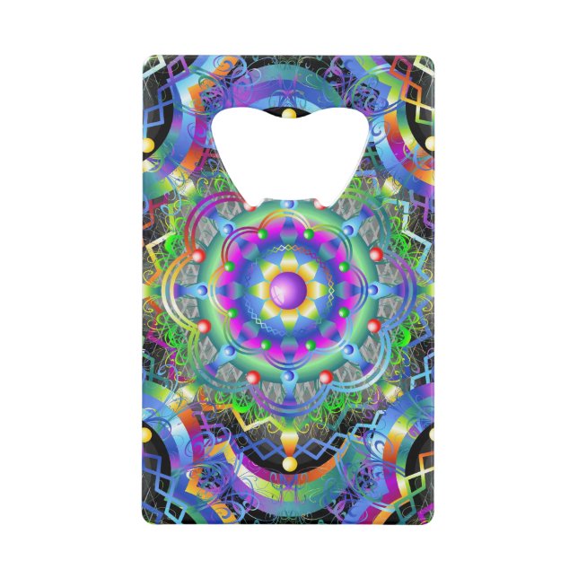 Mandala Universe Psychedelic Colours (Front)