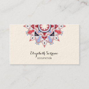Mandala Universe Symbol Business Card