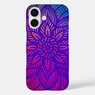 Mandala Vibrant Design iPhone 16 Case