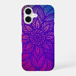 Mandala Vibrant Design iPhone 16 Case