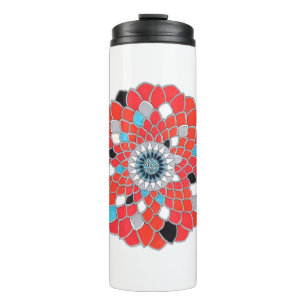 Mandala water bottle 