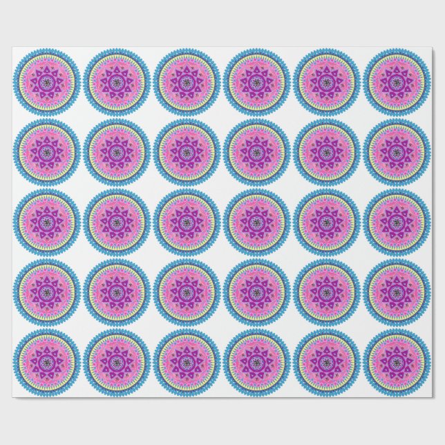 Mandala wrapping paper (Flat)