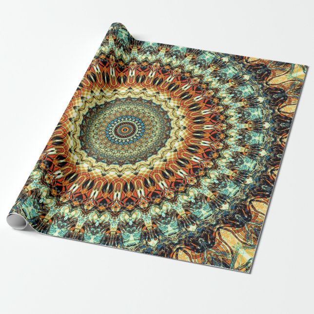Mandala Wrapping Paper (Unrolled)