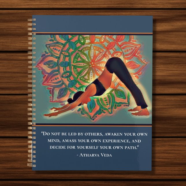 Mandala Yoga Downward Dog Atharva Veda Planner (Creator Uploaded)