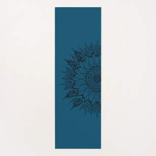 Mandala Yoga Mat, Sunflower Exercise Mats