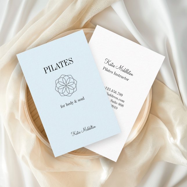 Mandala Yoga Pilates Wellness Business Card (Creator Uploaded)